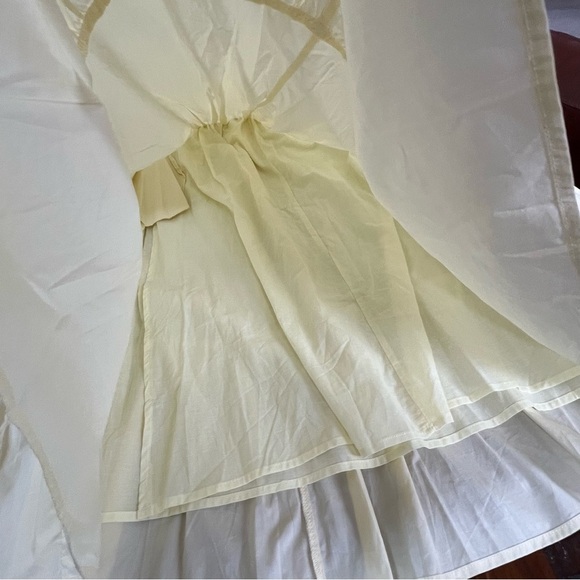 VICI Collection Fawn Smocked A-Line Midi Dress Adjustable t-straps Size Medium - Picture 11 of 12